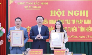 Bắc Ninh: Tổng kết công tác tư pháp năm 2025 và trao giải cuộc thi “Tìm hiểu pháp luật hộ tịch”